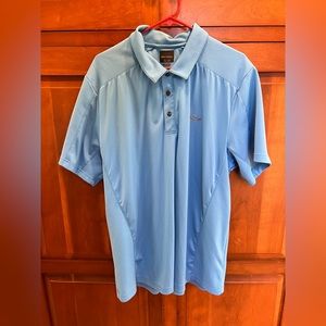 Greg Norman For Tasso Elba Play Dry Golf Polo Shirt Mens Size XL Blue
